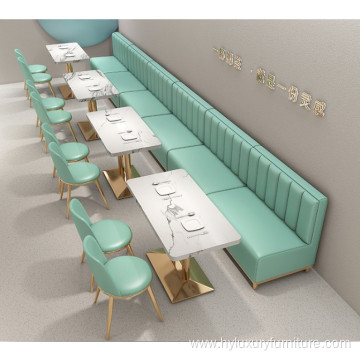 Cheap Price Customized Leather Restaurant Booth Sofa seating